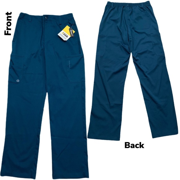 WonderWink Zip Fly Cargo Scrub Pants NWT - Picture 11 of 12